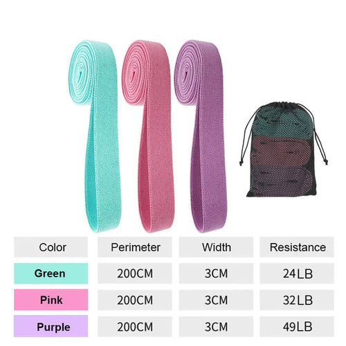 AOLIKES 3PCS Long Resistance Loop Band Set